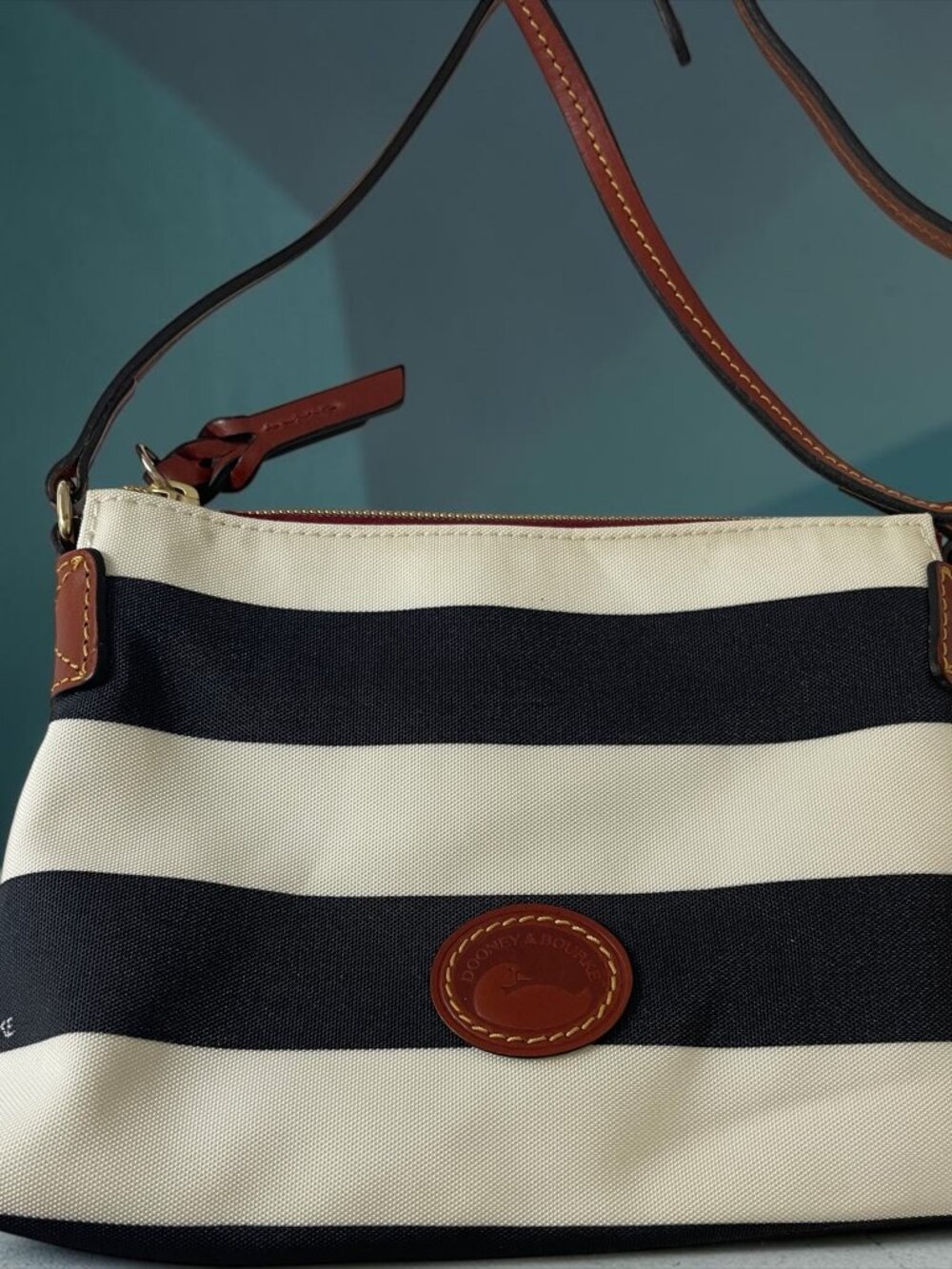 Dooney & Bourke Sullivan Striped Crossbody Pouchette Bag